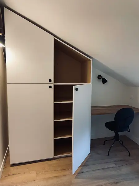 Dressing MDF sous pente